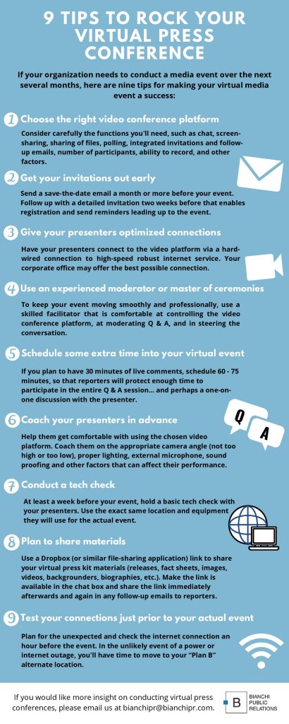 9 tips to rock your virtual press conference 